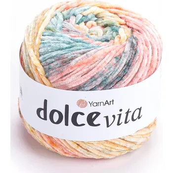 Galanterie Yarn Art Dolce Vita 3402 zelená žlutá oranžová