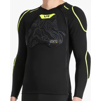 Motocyklový chránič VR EQUIPMENT Chránič těla Valentino Rossi D3O fluo žlutý / černý, S