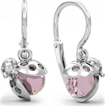 Náušnice MOISS dětské náušnice z bílého zlata BERUŠKA