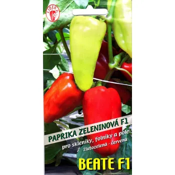 Semeno Paprika zeleninová Beate F1 (sladká, žlutozelená-červená) 12/2025