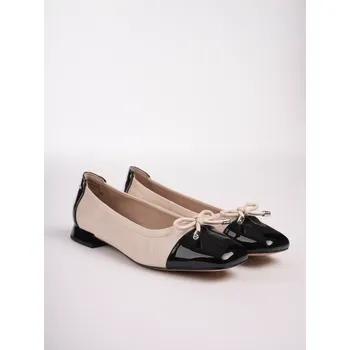 Dámské baleríny CAPRICE dámské baleríny béžovočerné