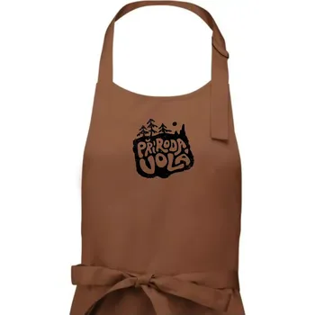 Kuchyňská zástěra Příroda volá - Dámská zástěra na vaření - Univerzální velikost ( Kakaová )