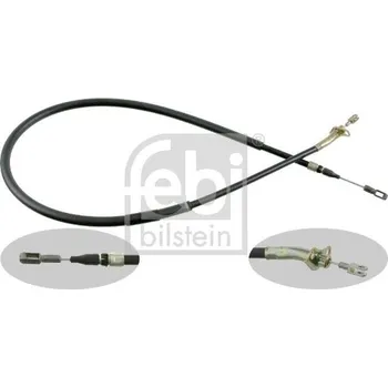 Lanko parkovací brzdy Tažné lanko, parkovací brzda FEBI BILSTEIN 21263