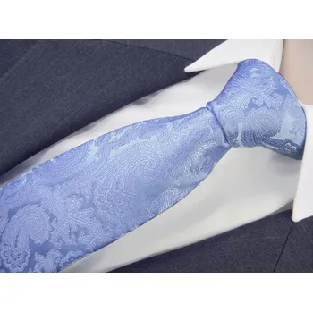 Kravata GREG široká kravata modrá