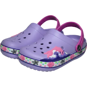 Dětská móda Sport Dívčí gumové nazouváky fialová