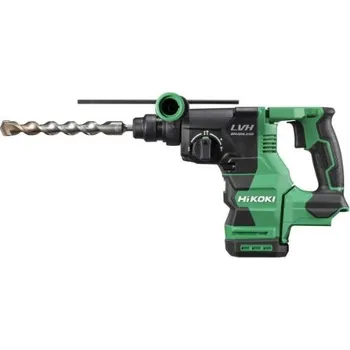 Pneumatické kladivo HIKOKI 18V bezuhlíkové 3,2 J akumulátorové vrtací a sekací kladivo (SDS-plus) se 3 režimy pro vrtání betonu až do 26 mm DH1826DAW4Z