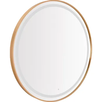 Kadeřnické křeslo LUMERA Kadeřnické zrcadlo kulaté - zlaté