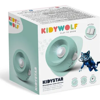 Dřevěná hračka Projektor hvězdné oblohy KIDYSTAR mint
