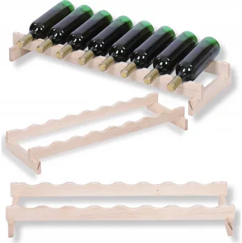 Stojan na víno Stojan na víno modulární regál na lahve 1x8 lahví PRO VŠECHNY TYPY LAHVÍ