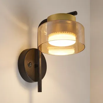 Nástěnné svítidlo Brilagi - Nástěnná lampa AURA LUX 1xGX53/30W/230V černá/zlatá
