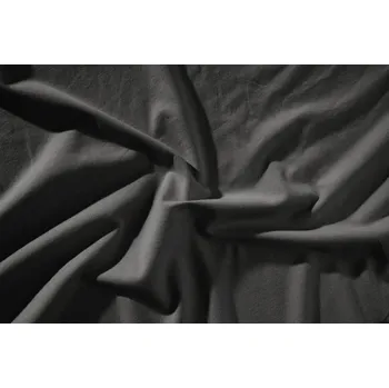 Prostěradlo Barevné napínací prostěradlo Klinmam Home Jersey, barva antracit, 200x200 cm