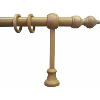 Garnýž URBÁNEK Garnýž Baroko KOV průměr 28 mm buk - 300 cm