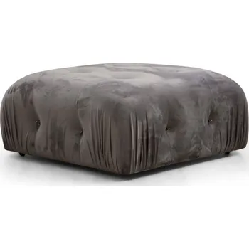 Taburet Taburet Bubble 95 cm samet šedý