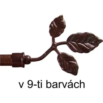 Garnýž URBÁNEK Garnýže - koncovka pr.16 mm Toskana - Černo/Zlatá