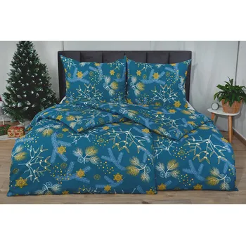 Povlečení HW Logistic s.r.o. Nala povlečení krepové prodloužené 140 x 220, 70 x 90 cm zipový uzávěr