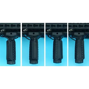 Airsoft Keymod Rubber taktická rukojeť s prostorem pro spínač - písková, G&P