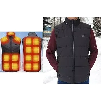 Dámské tričko Beast Vyhřívaná vesta na USB - černá - XXL