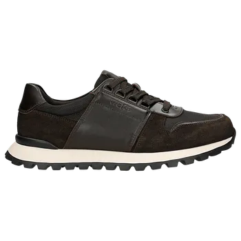 Pánské polobotky Hnědé Pánské Tenisky Z Kombinované Kůže A Materiálu Wojas 1029982 43