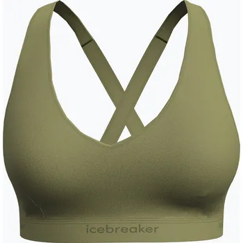 Dámské spodní prádlo Podprsenka Icebreaker Merino 125 Cool-Lite Sprite Racerback olive