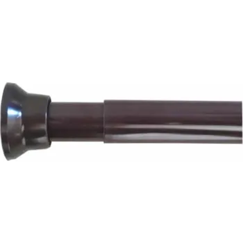 Tyč na sprchový závěs URBÁNEK Rozpěrná tyč hnědá - 68 - 105 cm