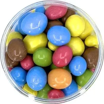 Sušené ovoce Zdravoslav Veselé čoko-arašídky s přírodními barvivy v doze 250 g