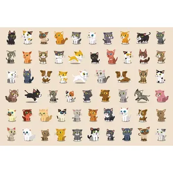 Puzzle Interdruk Kočky 250 dílků