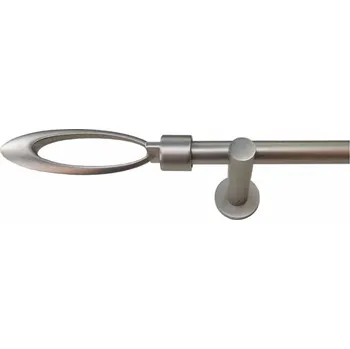 URBÁNEK Garnýže kovové GE pr.16 mm matný chrom Elipsa - 160 cm