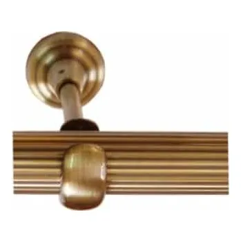 Garnýž URBÁNEK Tyč průměr 19 mm drážkovaná antická mosaz - 160 cm