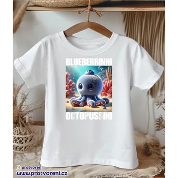 Chlapecké tričko Trička s potiskem Tričko s potiskem, dětské, BLUEBERRINNI OCTOPUSSINI, 1 ks zvolte VELIKOST textilu ZDE:: 5/6 let Beagle