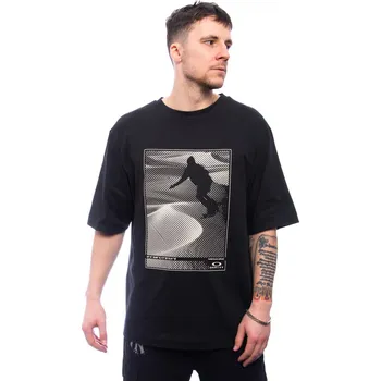 Pánské tričko Triko Oakley - Sandboard Tee - Pitch Black velikost XL
