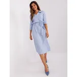 Dámské šaty LK SK 509342-1.51P Světle modrá - Lakerta