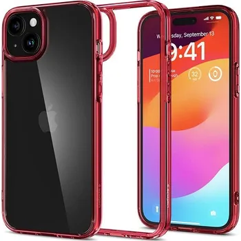 Pouzdro na mobilní telefon Spigen Ultra Hybrid Red Crystal iPhone 15 Plus
