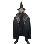 Kostým Čaroděj čarodějka plášť a klobouk