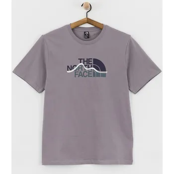 Pánská móda The North Face Mountain Line (transcendent gr) L, šedá