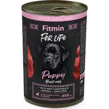 Krmivo pro psa Fitmin dog For Life konzerva hovězí pro štěňata 6x400g KARTON