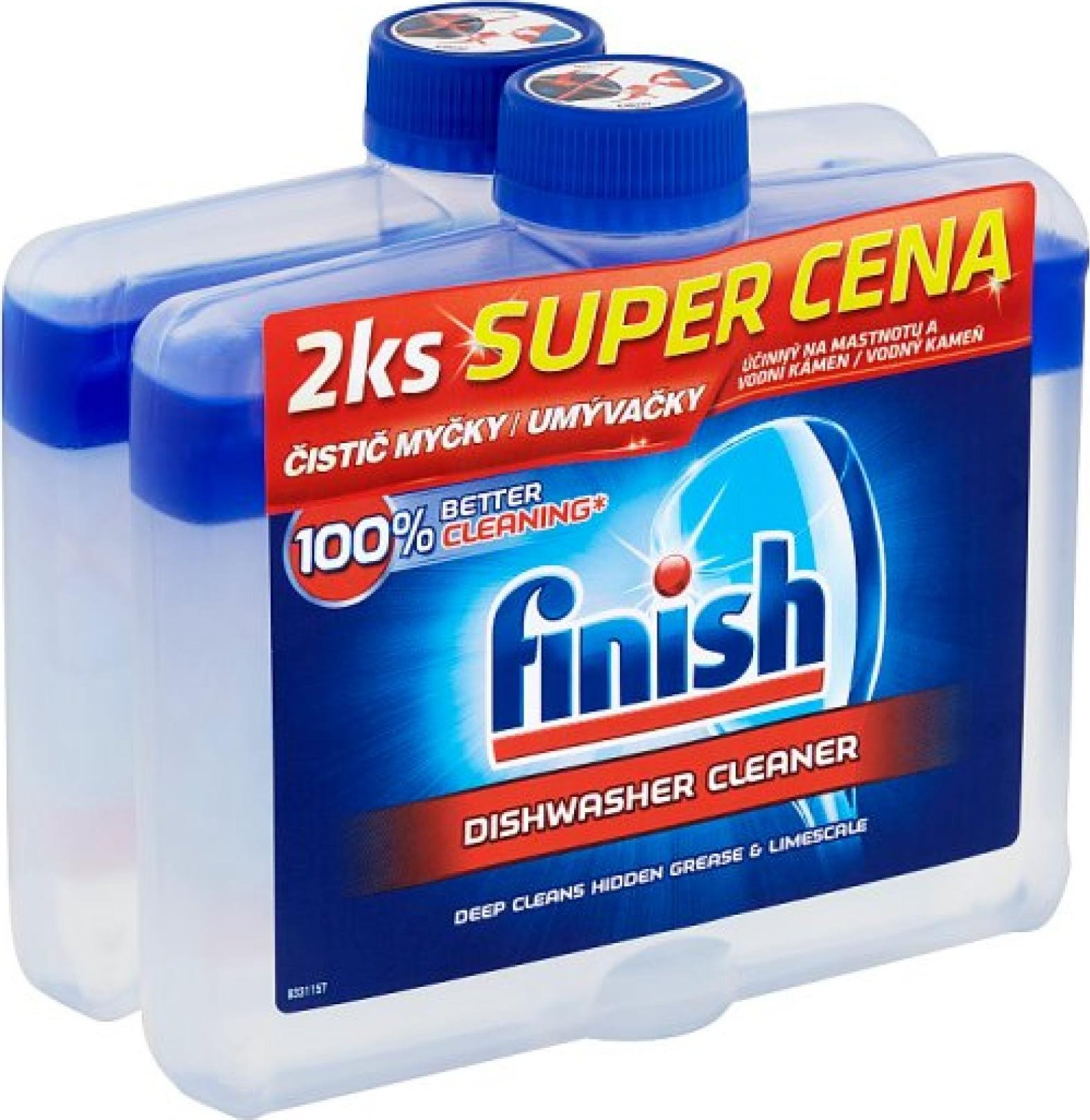 Čistič myčky FINISH Calgonit 250ml 2ks/bal