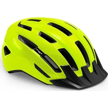 Cyklistická přilba Přilba MET Downtown - Reflexní žlutá Velikost: 52/58 cm (S/M)