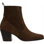 Nízké kovbojské boty z velurové štípenky, velikost vel.