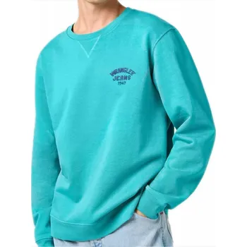 Pánská mikina Pánská Mikina s kapucí WRANGLER SMALL LOGO CREW L