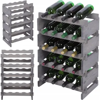 Stojan na víno Stojan na víno modulární regál na lahve 5x4 lahví STAV JAKO KOSTKY EKO