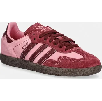 Dámská obuv Semišové tenisky adidas Originals Samba Og, 41 1/3, růžová, 30X