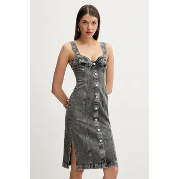 Dámské šaty Džínové šaty Moschino Jeans 0457.3219 šedá 90J, vel. L