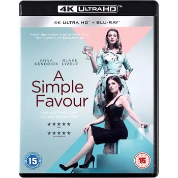 Blu-ray film A Simple Favour (Zwyczajna Przysługa) Blu-ray 4K disk