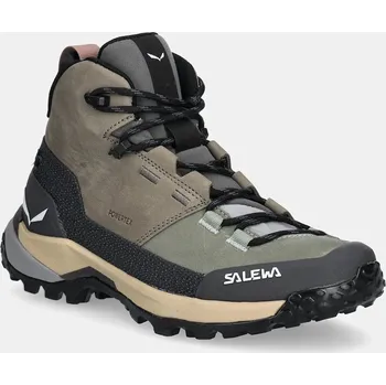 Dámská treková obuv Boty Salewa Puez Leather Mid PTX 00.0000061460 zelená 19X, EUR 36