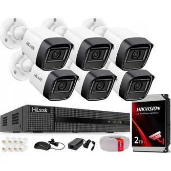Bezpečnostní kamera IP MONITOROVACÍ SYSTÉM PRO 6 KAMER 4MPx VENKOVNÍ HILOOK HIKVISION NVR PoE