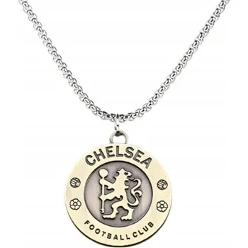 Náhrdelník Náhrdelník Řetízek Ocel Chirurgický Fotbalový Erb Chelsea Londýn