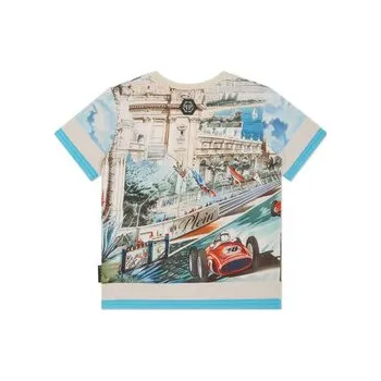 Pánské oblečení PHILIPP PLEIN T-Shirt 28281 Barevná Regular Fit 10