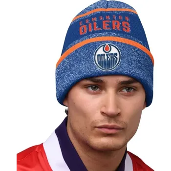Čepice Starter Zimní Čepice Edmonton Oilers Sideline Beanie 2 Jaquard