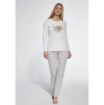 Dámské pyžamo Dámské Pyžamo Cornette dlouhé 655 Velikost: M, Vzor: 6550362