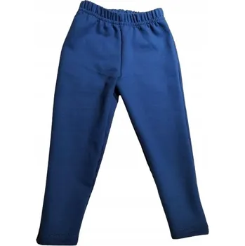 Biko dětské legíny dlouhé zateplené bavlna modré velikost 104